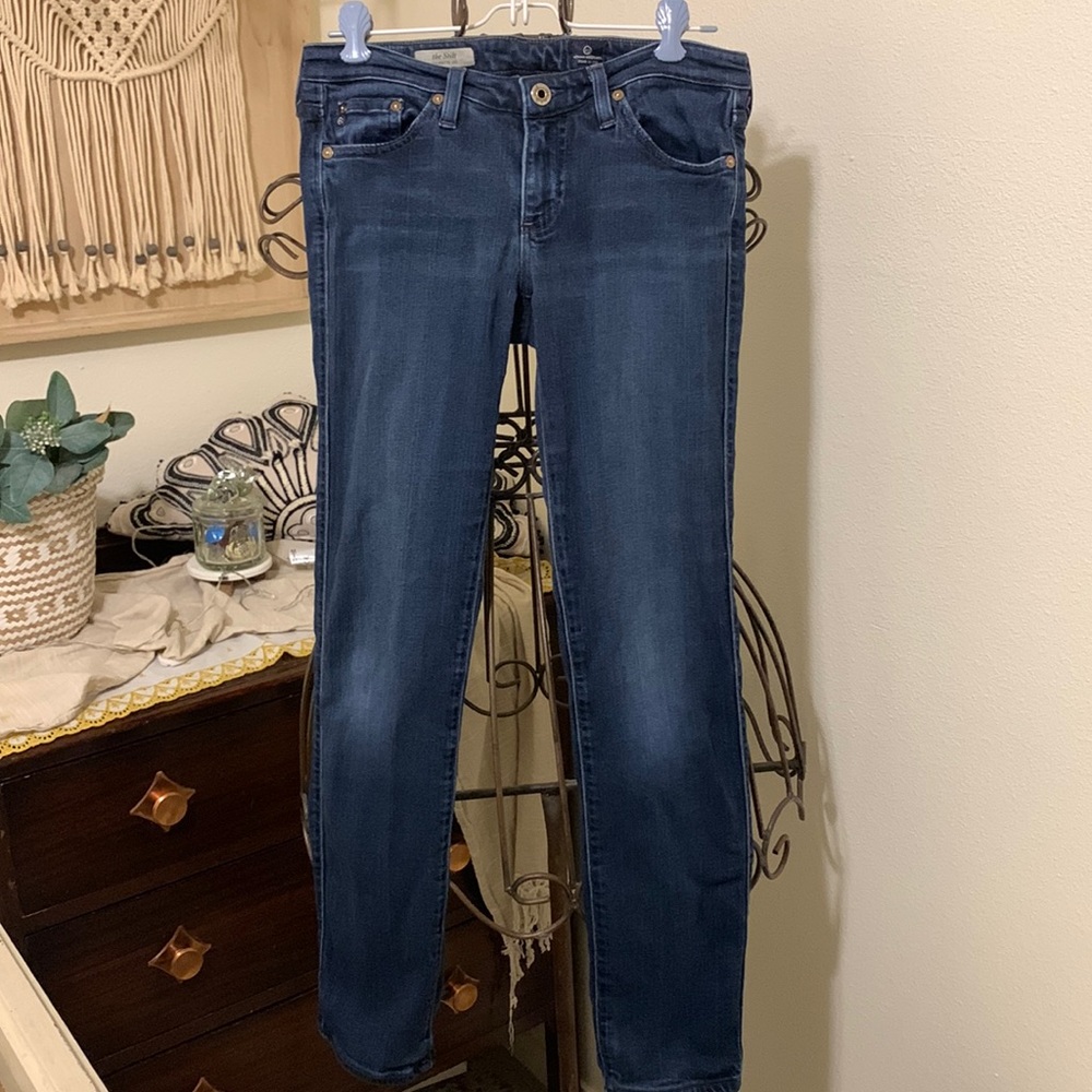 AG/ED Denim Stilt Cigarette Jeans Size 27 (fits like a 26)
